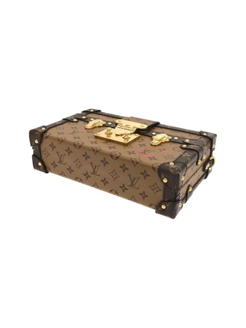 Louis Vuitton Monogram Reverse Petite Malle Shoulder